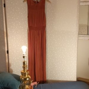 NWOT Anthropologie silky dots jumpsuit